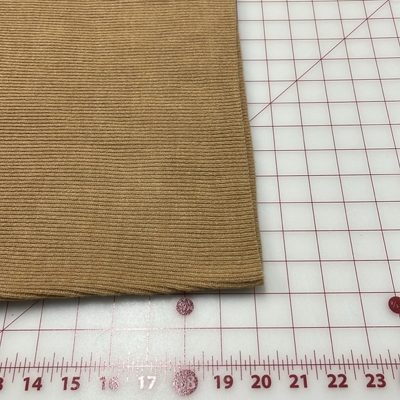 FRENCH CONNECTION NEW Milkmaid Boho Puff SLV SQ. Neck Mix Knit Camel Sweater L - Picture 16 of 16